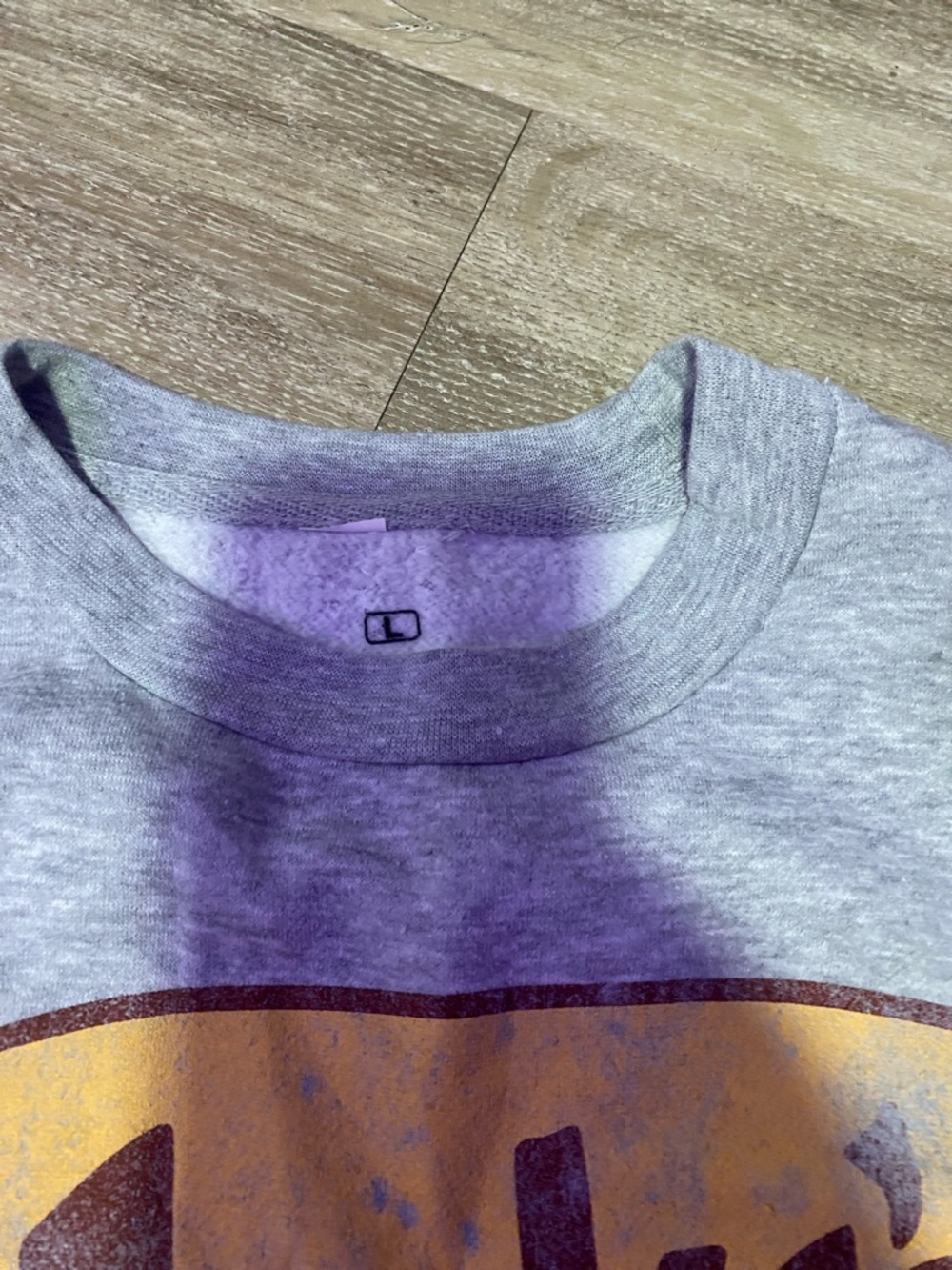 Amazon Light Gray Crewneck Sweatshirt with Luke's Gilmore Girls (fits small) - Picture 2 of 6